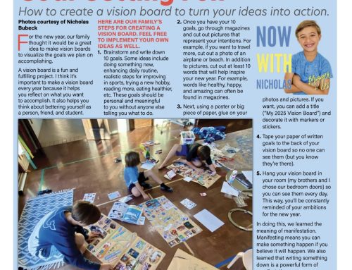 Goal-Setting Fun: How to create a vision board to turn your ideas into action.